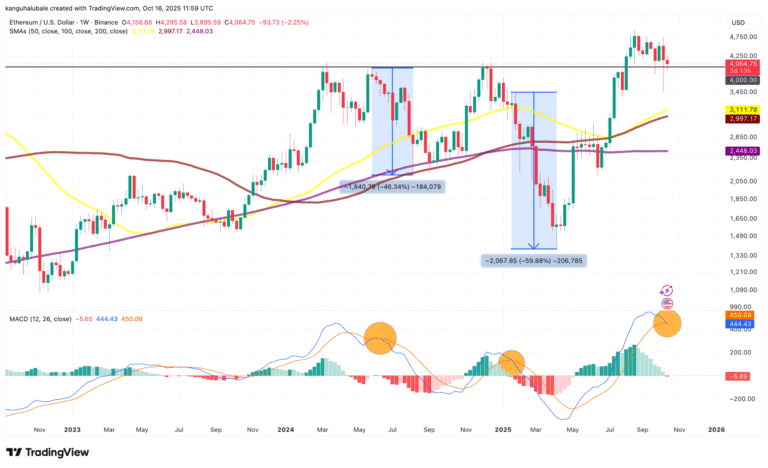 Ether Price Dropped 60% the Last Time This Indicator Flashed Bearish